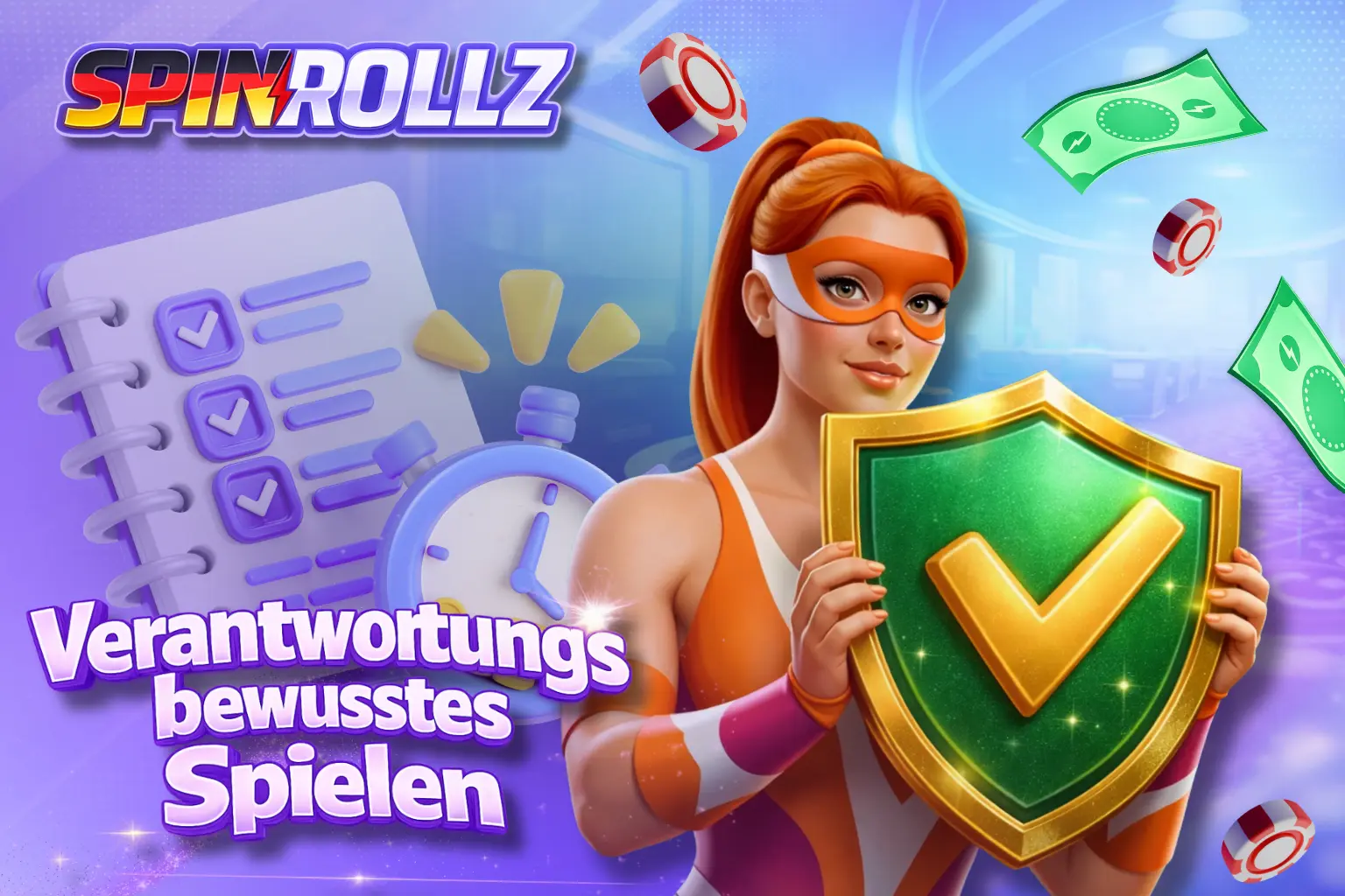 Spinrollz bietet mehrere Einstellungen, mit denen Sie Ihr Spielverhalten beeinflussen können.